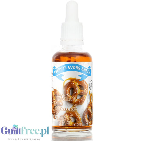 Funky Flavors Sweet Salted Caramel Pretzel - sweetened, liquid, sugar & fat free food flavoring