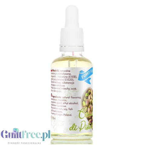 Funky Flavors Sweet Crema di Pistacchio Intense - sweetened, liquid, sugar & fat free food flavoring