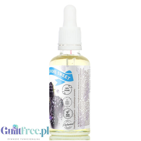 Funky Flavors Sweet Simply Blackberries - jeżynowe kropelki słodzące bez cukru i kalorii