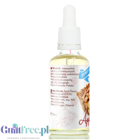 Funky Flavors Sweet Apple Pie - szarlotkowe kropelki słodzące bez cukru i kalorii