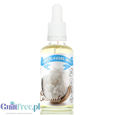 Funky Flavors Sweet Coconut - kokoswe kropelki słodzące bez cukru i kalorii