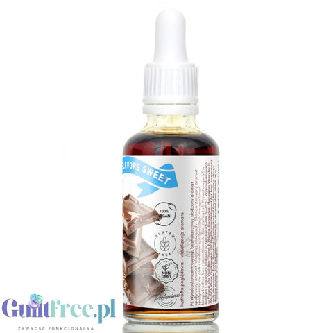 Funky Flavors Sweet Milk Chocolate - czekoladowe kropelki smakowe bez cukru i kalorii