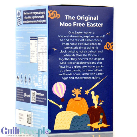 Moo Free Choccy Easter Egg - wegańskie czekoladowe jajko wielkanocne bez mleka, laktozy, soi, glutenu
