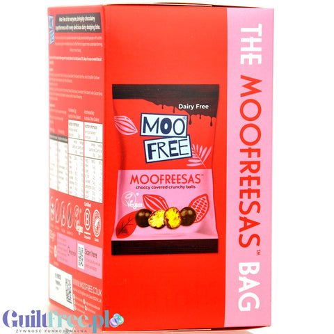 Moo Free Choccy Egg Moofreesas - wegańskie czekoladowe jajko wielkanocne z chrupiącymi kuleczkami bez glutenu