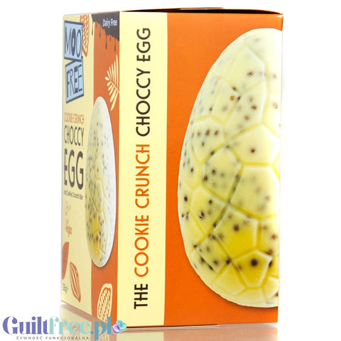 Moo Free Choccy Easter Egg & Cookie Crunch Bar - wegańskie czekoladowe jajko wielkanocne z batonikiem