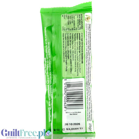 Plamil So Free Vegan Mint Chocolate Bunny - zajączek wielkanocny z wegańskiej czekolady bez cukru z ksylitolem