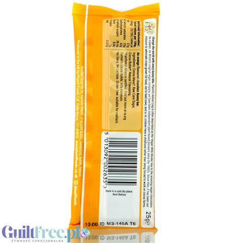 Plamil So Free Vegan Orange Chocolate Bunny - zajączek wielkanocny z wegańskiej czekolady bez białego cukru