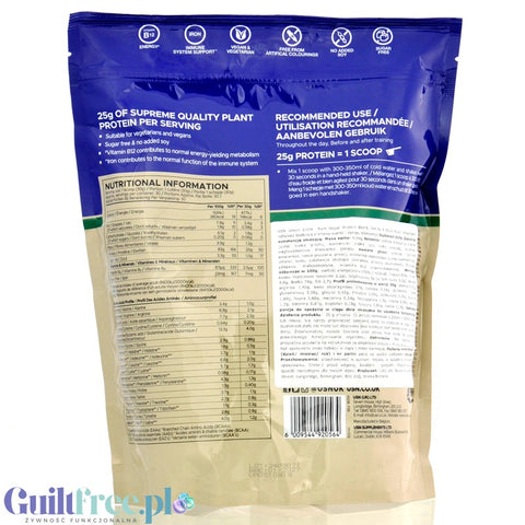 USN Green 100%  Pure Vegan Protein Blend, Vanilla & Maple 0,9kg
