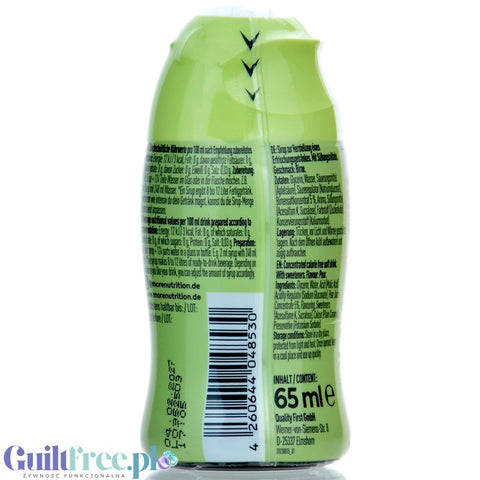 More Nutrition Zerup Birne na 8L - skoncentrowany syrop do wody bez cukru i kalorii, Gruszka