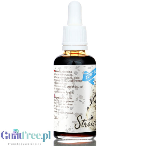 Funky Flavors Sweet Stracciatella - słodkie kropelki smakowe bez cukru, bez tłuszczu i bez kalorii