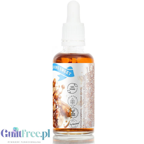 Funky Flavors Sweet Caramelised Salted Peanut - słodzące kropelki o smaku solonych orzeszków w karmelu, bez tłuszczu i kalorii