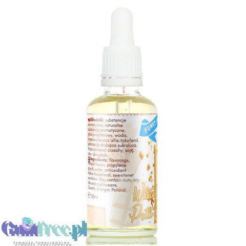 Funky Flavors Sweet White Choc Petit Beurre - słodzony skoncentrowany aromat maślanych herbatników w białej czekoladzie