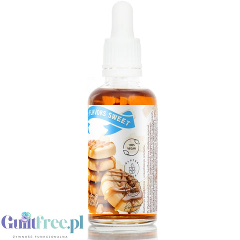 Funky Flavors Sweet Butterscotch - kropelki bez cukru & bez tłuszczu, smak Toffee & Herbatnik