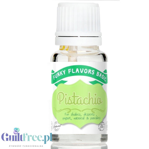 Funky Flavors Basic Pistachio 10ml - kropelki pistacjowe do potraw, bez cukru, słodzików i kalorii