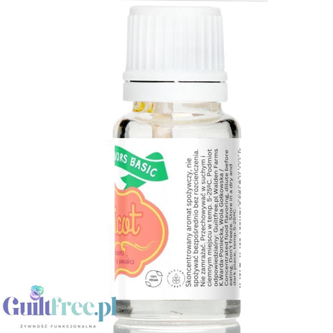 Funky Flavors Basic Apricot 10ml - morelowe kropelki aromatyzujące bez cukru, słodzików i tłuszczu