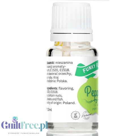 Funky Flavors Basic Peppermint 10ml - miętowe kropelki aromatyzujące do żywności bez cukru, słodzików i kalorii