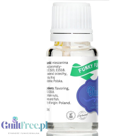 Funky Flavors Basic Blueberry 10ml - jagodowe kropelki aromatyzujące do żywności bez cukru, słodzików i kalorii