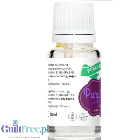 Funky Flavors Basic Purple Grape 10ml - aromat ciemnych winogron bez cukru i słodzików