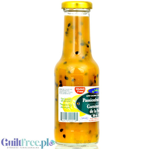 Jok n Al Low Calorie Fruit Topping, Passionfruit - niskokaloryczna polewa z marakują 43kcal, tylko 3% cukru