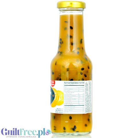Jok n Al Low Calorie Fruit Topping, Passionfruit - niskokaloryczna polewa z marakują 43kcal, tylko 3% cukru