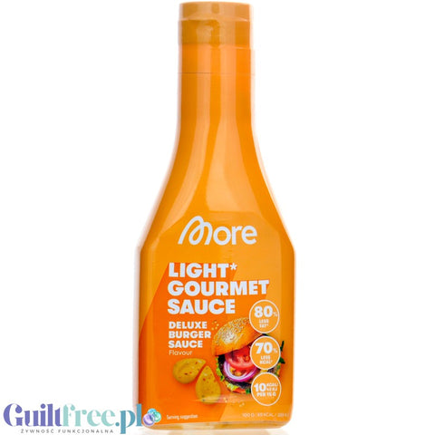 More Nutrition Light Gourmet Sauce, Deluxe Burger Sauce - sos do burgerów 80% mniej kcal