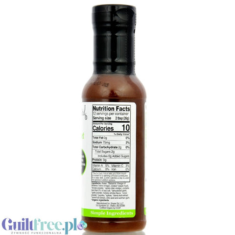Simple Girl Country Sweet BBQ Sauce - sweet BBQ sauce with stevia 5 kcal, no sugar and no fat