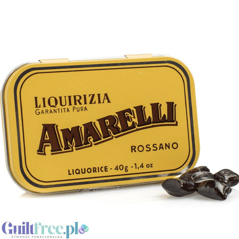 Amarelli Liquirizia Spezzata Rossano 40g - original Italian liquorice 100% sugar-free, from Calabria