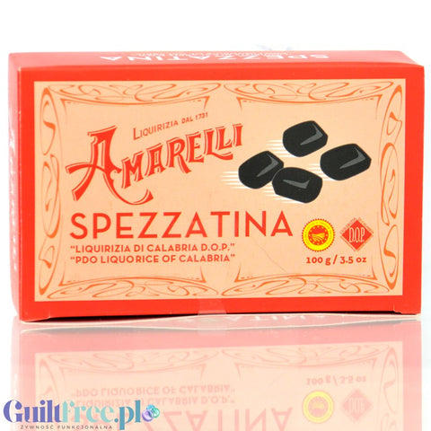Amarelli Liquirizia Spezzatina Confetti 100g - Calabrian aniseed licorice 100% without sugar or sweeteners