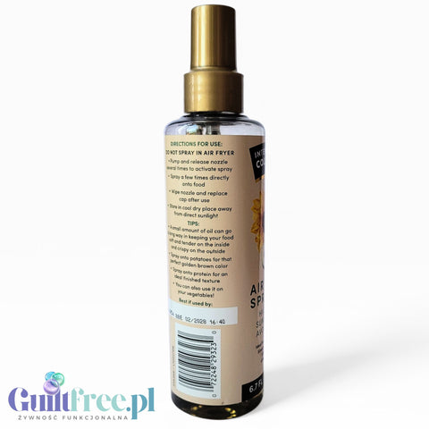International Collection Air Fryer Spray Oil Sunflower & Avocado - spray do smażenia i pieczenia w wysokich temperaturach