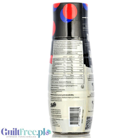 Pepsi Cherry Free SodaStream No Sugar - syrop & koncentrat do wody bez cukru i kalorii 440ml, wiśniowa Pepsi
