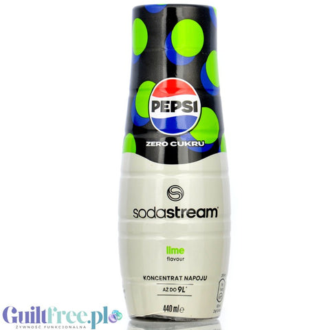Pepsi Lime Free SodaStream No Sugar - syrop / koncentrat do wody bez cukru i kalorii 440ml