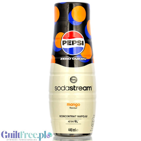 Pepsi Mango Free SodaStream No Sugar - syrop / koncentrat do wody bez cukru i kalorii 440ml