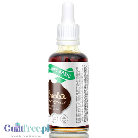Funky Flavors Basic Dark Chocolate 30ml - Ciemna Czekolada - kropelki aromatyzujące bez cukru i słodzików