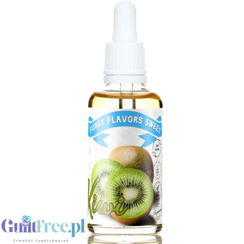 Funky Flavors Sweet Kiwi - słodkie kropelki smakowe bez cukru i kalorii