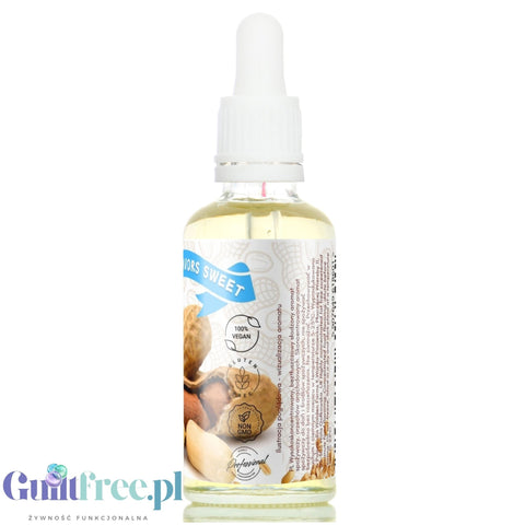 Funky Flavors Sweet Simply Peanuts - słodkie kropelki smakowe bez cukru i kalorii, aromat świeżych orzechów ziemnych