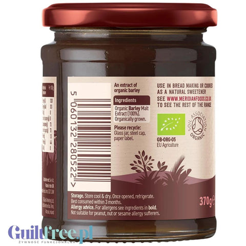 Meridian Organic Barley Malt Extract - organiczny ekstrakt słodowy słodu jęczmiennego