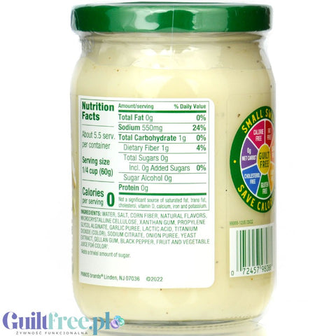 Walden Farms Alfredo Pasta Sauce - vegan Alfredo pasta sauce zero calories, new US version