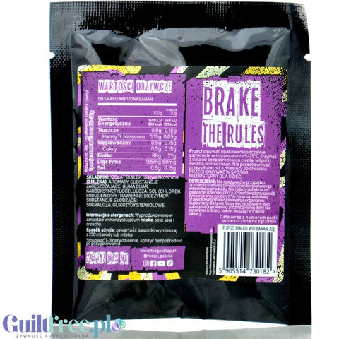 Fuego Whey Protein Strawberry Mikshake 30g - koncentrat białek serwatkowych o smaku szejka truskawkowego