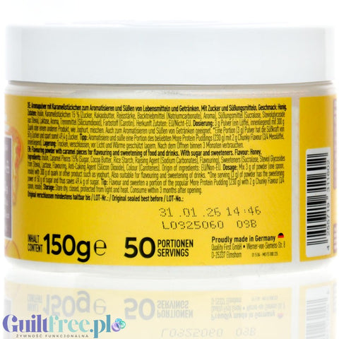 More Nutrition Chunky Flavor Pure Honey 150g - niskokaloryczny wegański aromat miodowy w proszku