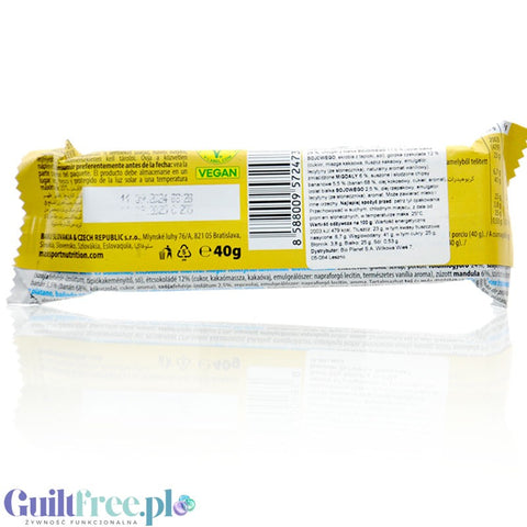MaxSport Nut Protein Bar Chocolate & Banana - wegański proteinowy baton orzechowy z bananem i czekoladą, 25% białka