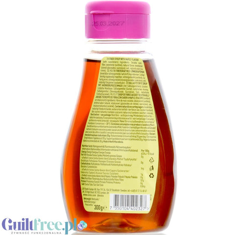 N!CK'S Nicks Maple Fiber Sirup - wegański syrop błonnikowy bez cukru ze stewią o smaku klonowym