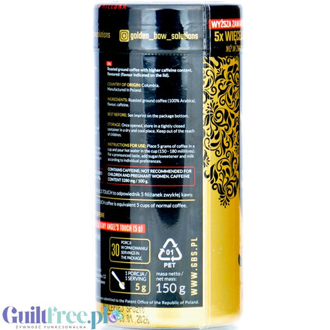 GBS Angel's Touch caffeinated instant coffee, Milk Chocolate Wafer