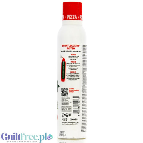 SprayLeggero Mantova Pizza - oliwa w sprayu z naturalnymi aromatami włoskich ziół