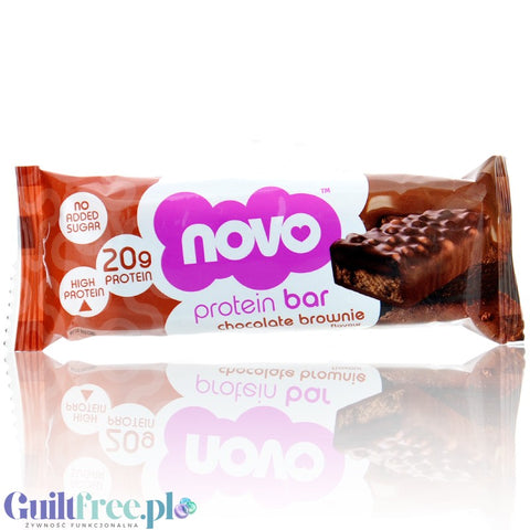 Novo Protein Bar Chocolate Brownie - baton proteinowy 20g białka & 192kcal, smak Czekoladowe Brownie