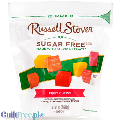 Russell Stover Stevia Fruit Chews - sugar-free fruit chewy candies
