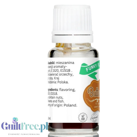 Funky Flavors Basic Butterscotch 10ml - Maślany Herbatnik - kropelki aromatyzujące bez cukru, tłuszczu i słodzików