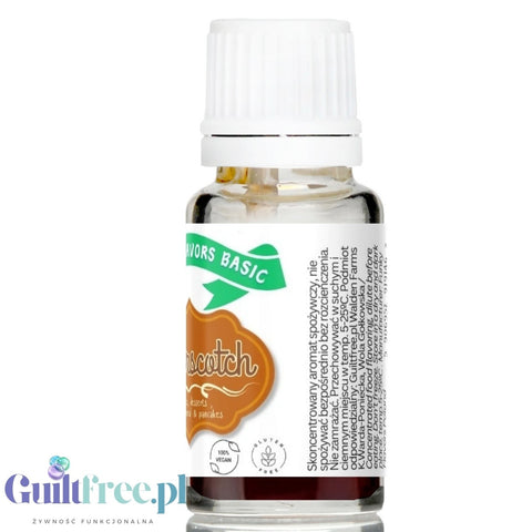 Funky Flavors Basic Butterscotch 10ml - Maślany Herbatnik - kropelki aromatyzujące bez cukru, tłuszczu i słodzików