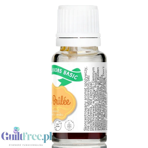 Funky Flavors Basic Crème Brûlée 10ml - kropelki aromatyzujące bez cukru, słodzików i tłuszczu