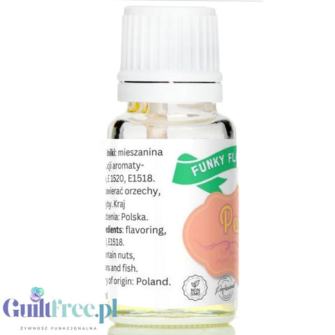 Funky Flavors Basic Peach 10ml - brzoskwiniowe kropelki aromatyzujące bez kalorii, cukru i słodzików