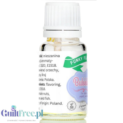Funky Flavors Basic Bubble Gum 10ml - flavoring drops without calories, sugar or sweeteners